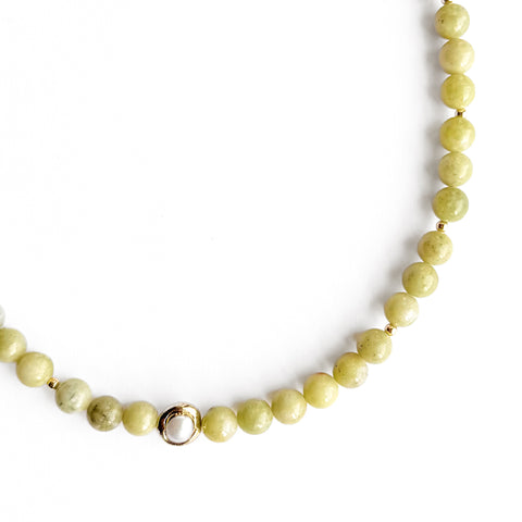 Pearl Pistachio Necklace