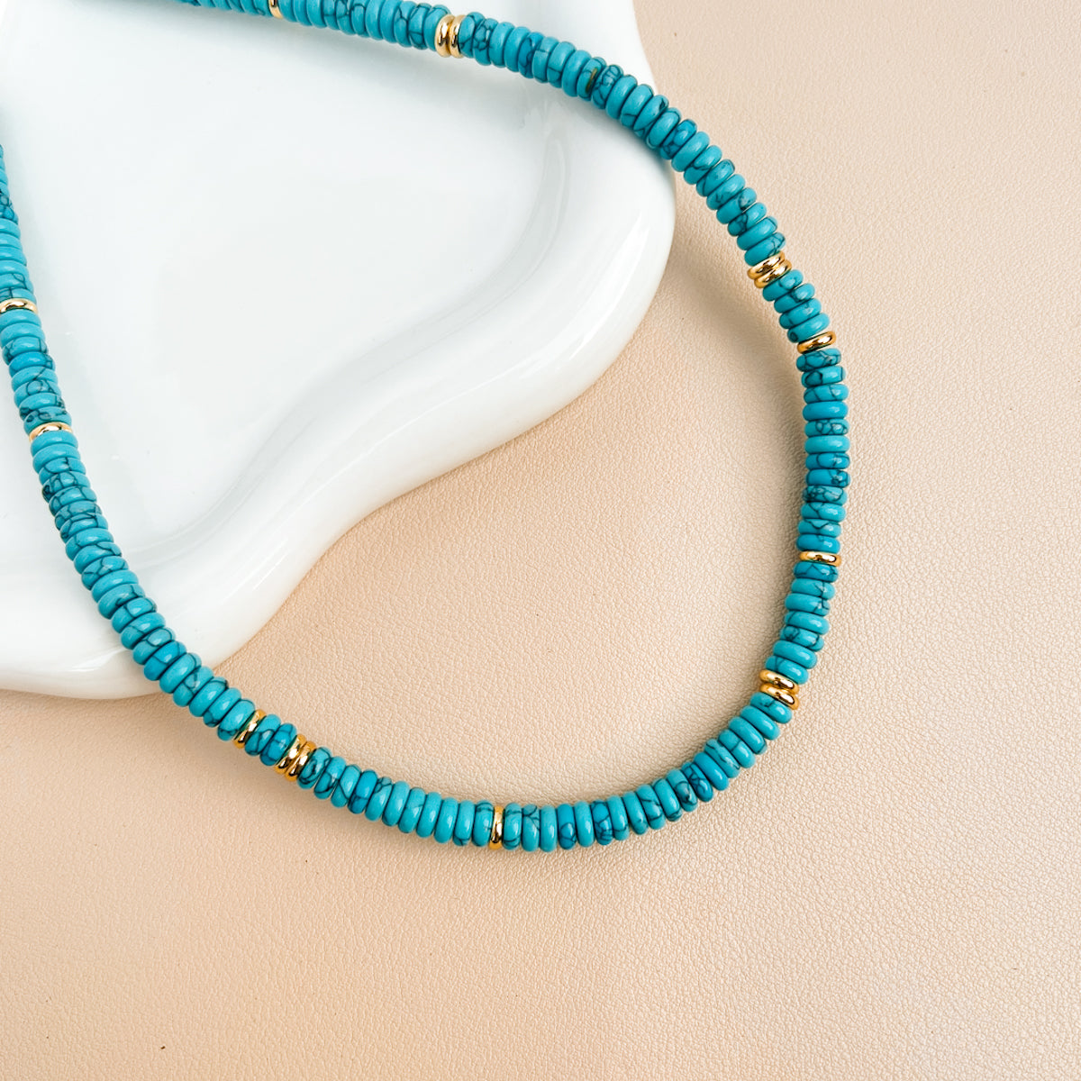 Turquoise Beaded Necklace