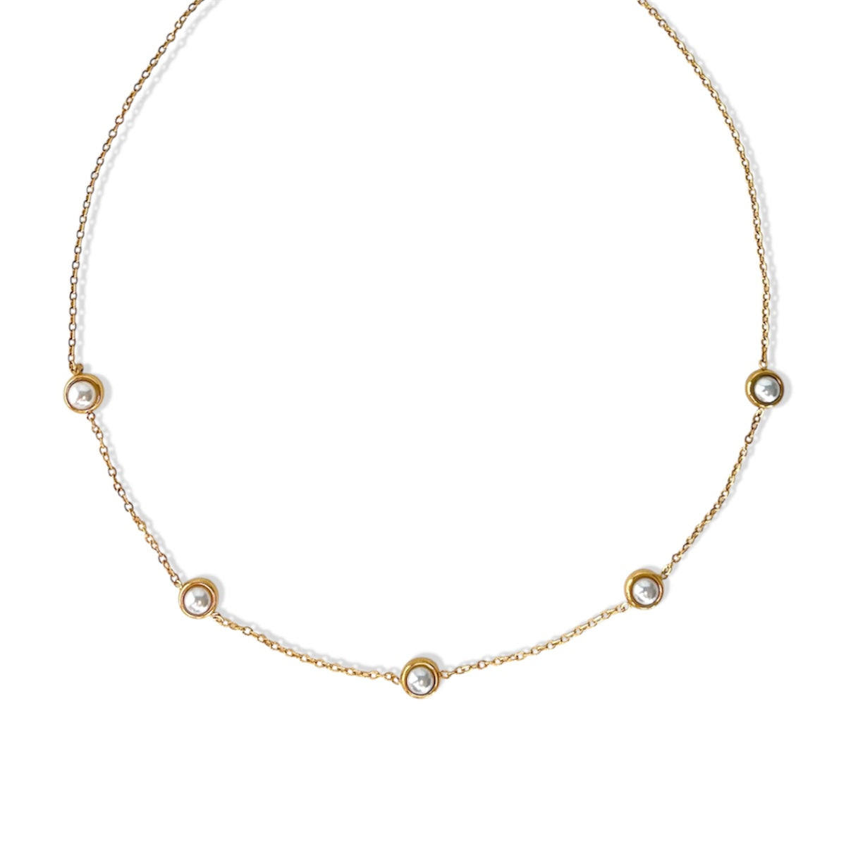 Pearl Circle Necklace