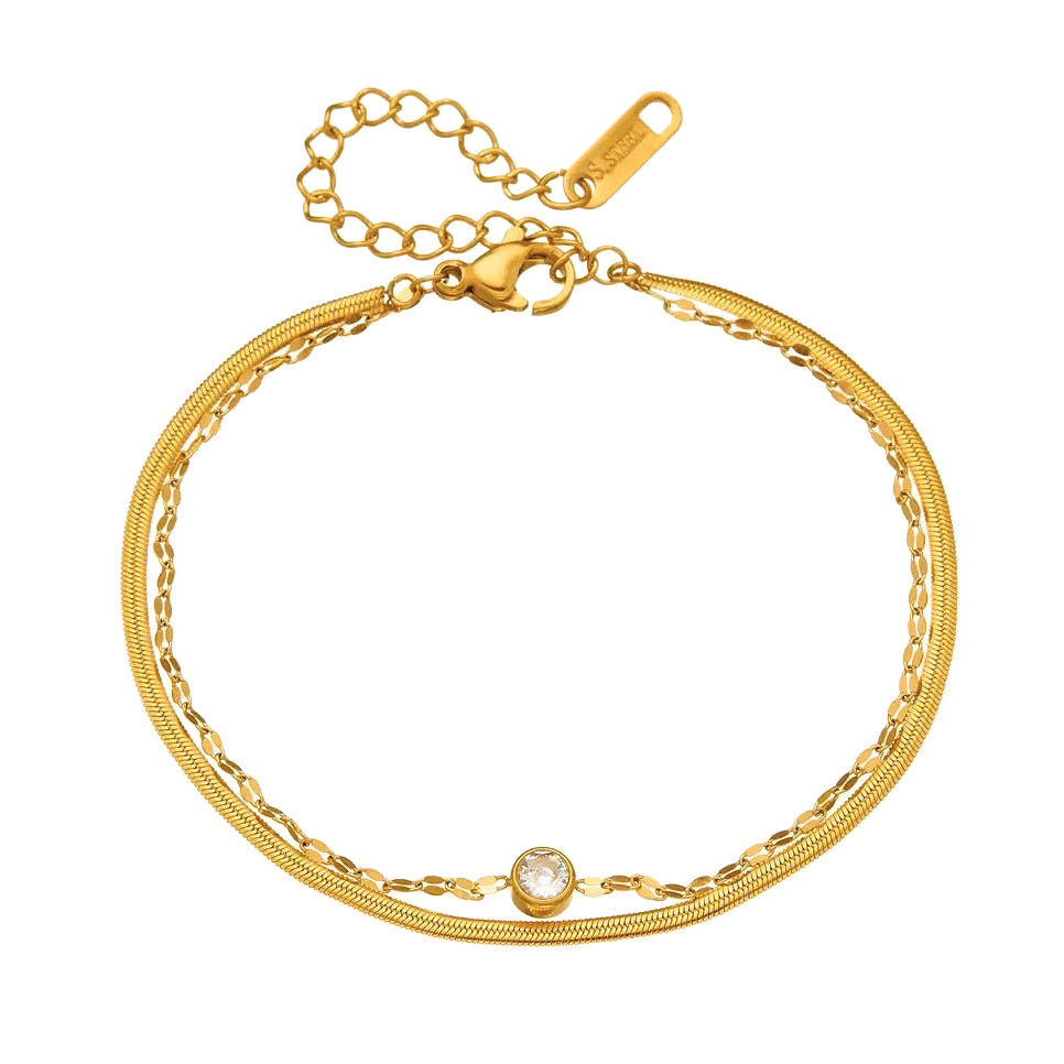 Double Chain Anklet