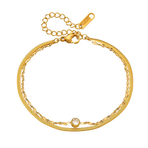 Double Chain Anklet
