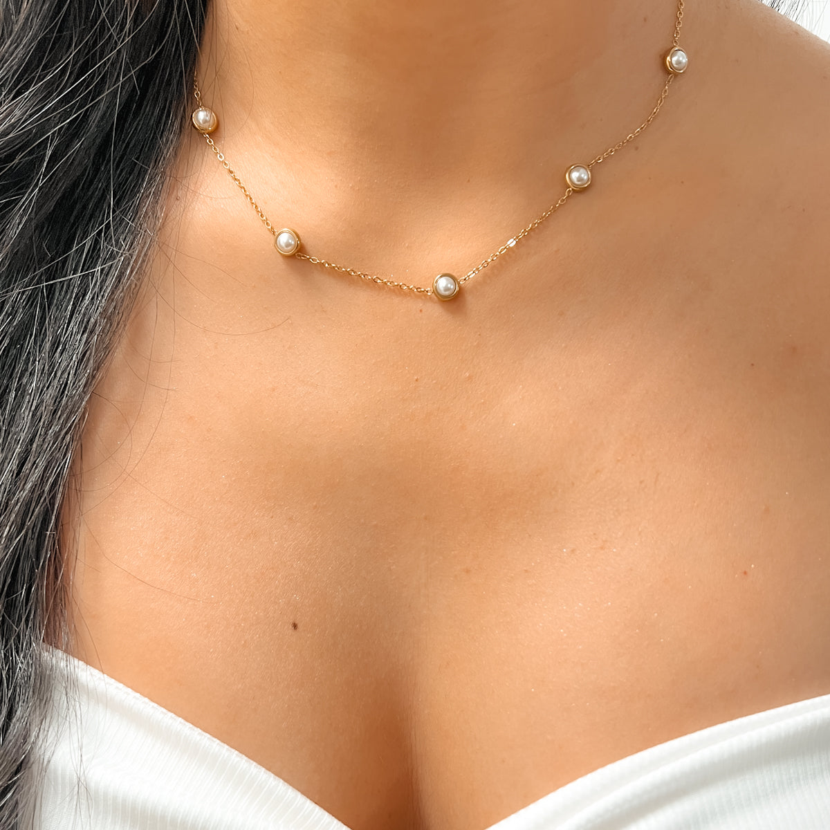 Pearl Circle Necklace