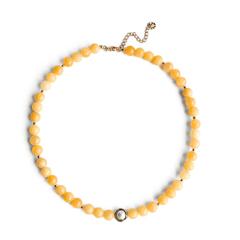 Lemon Pearl Necklace