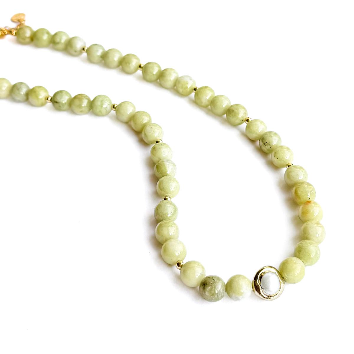 Pearl Pistachio Necklace