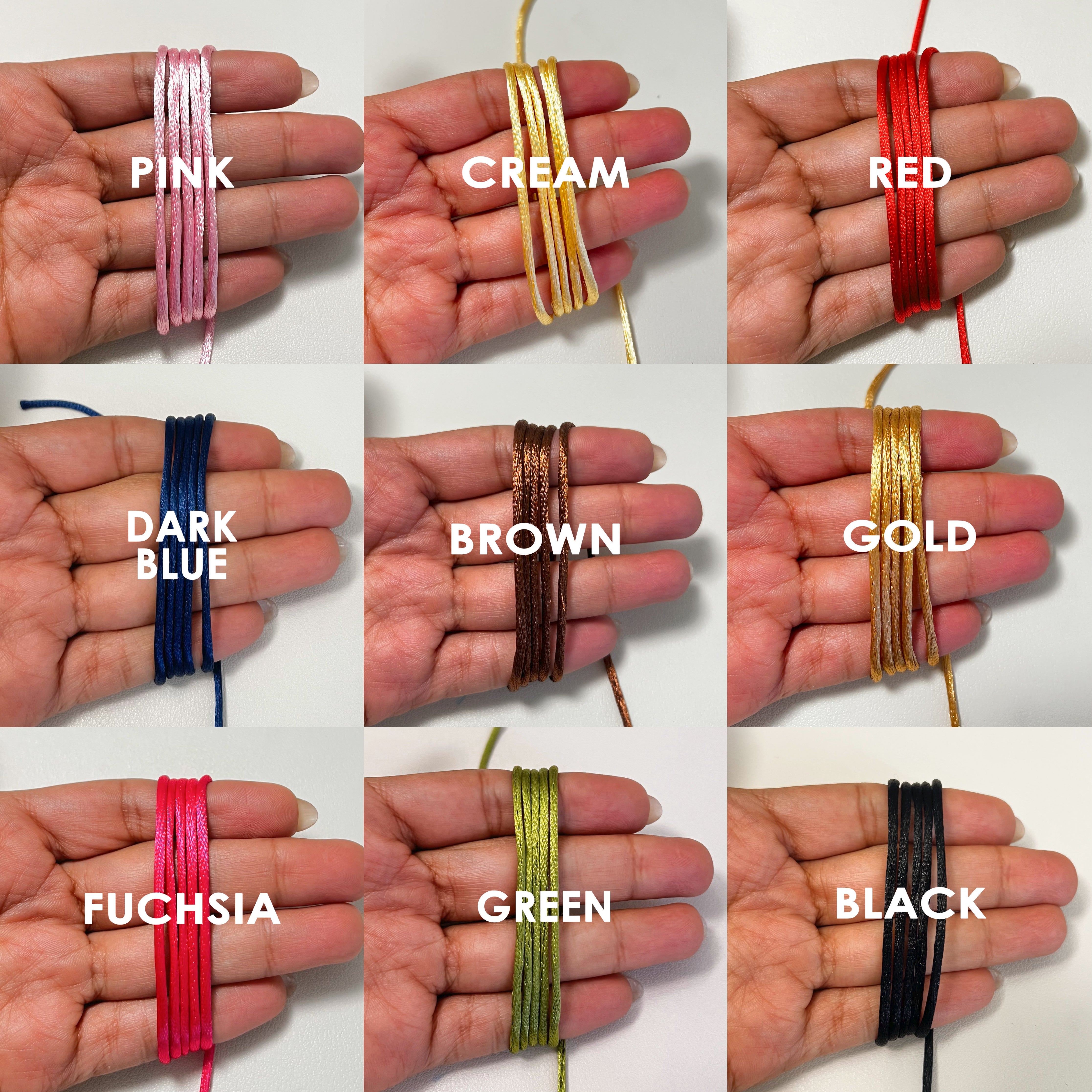 Silk Initial Bracelet