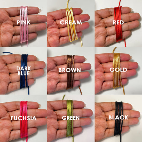 Silk Initial Bracelet