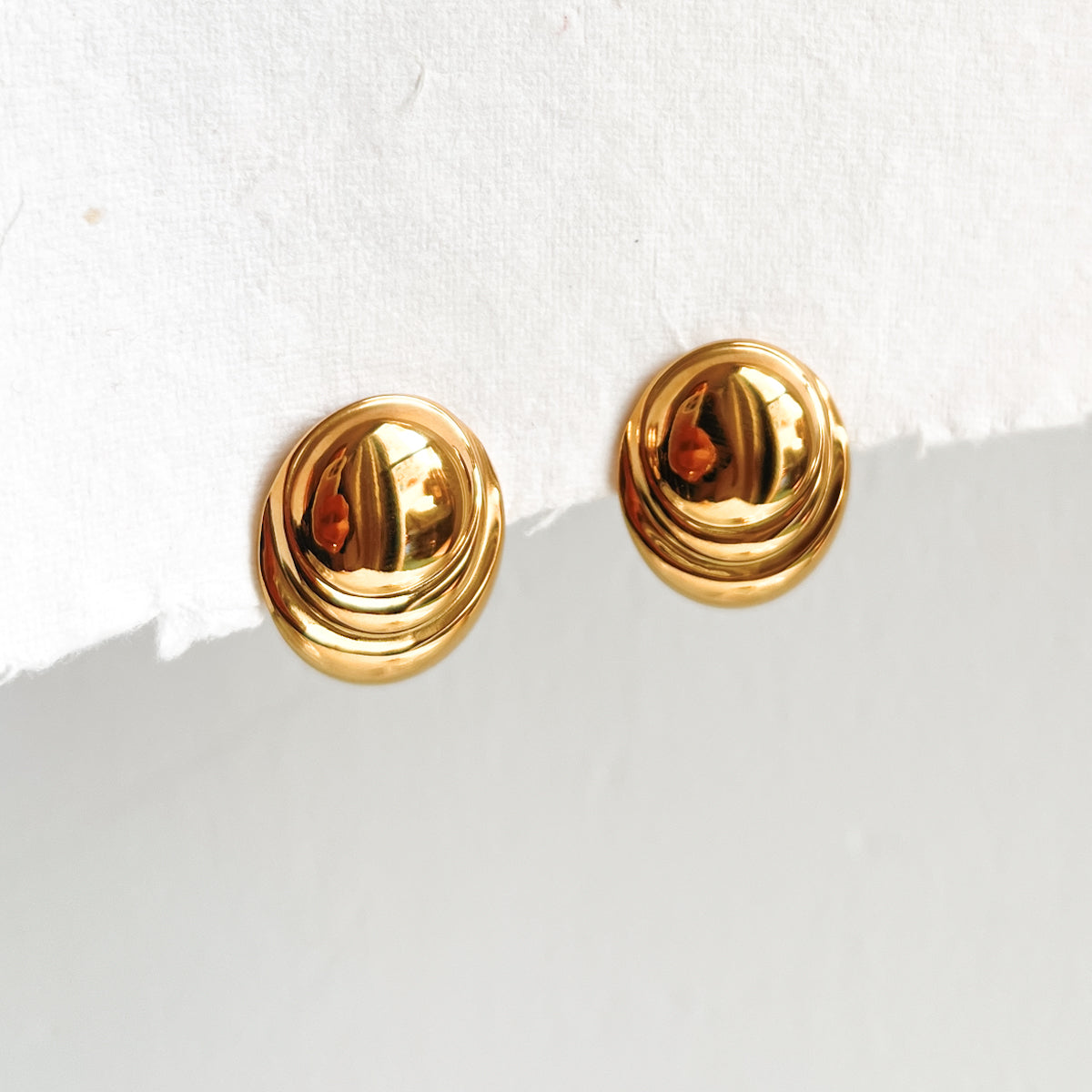 Solid Oval Earrings