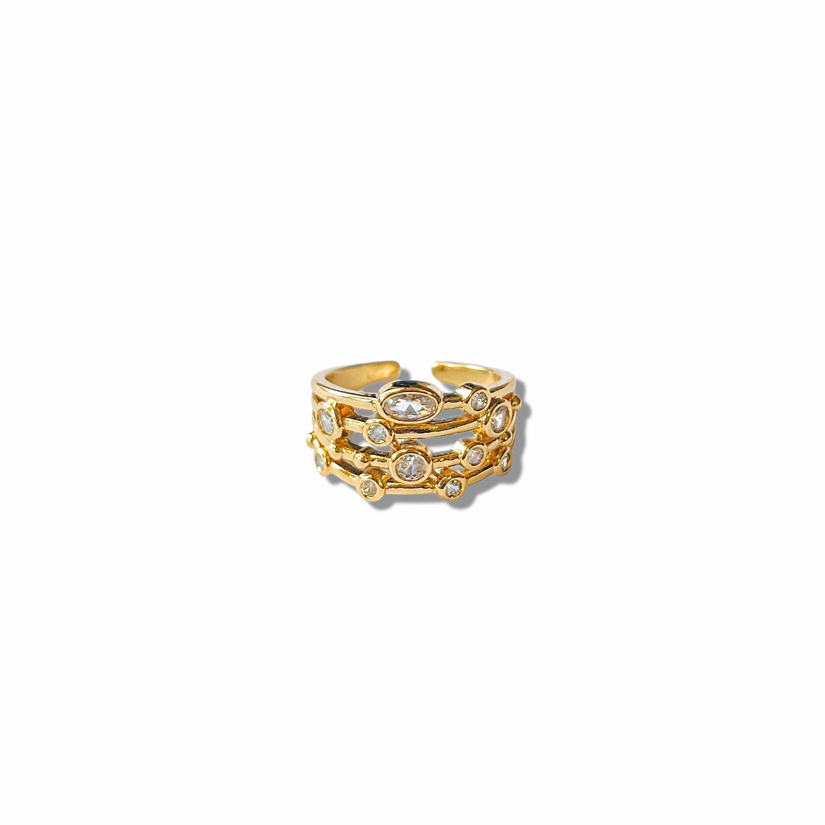 Zircon Band Ring