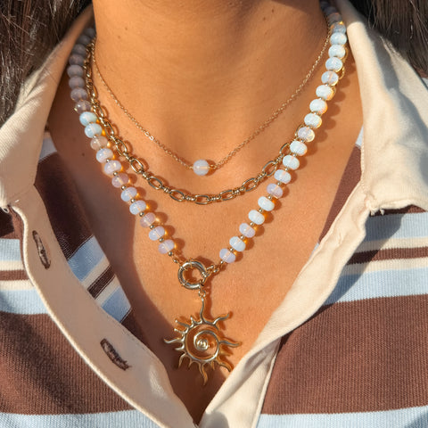 Destellos de ópalo necklace