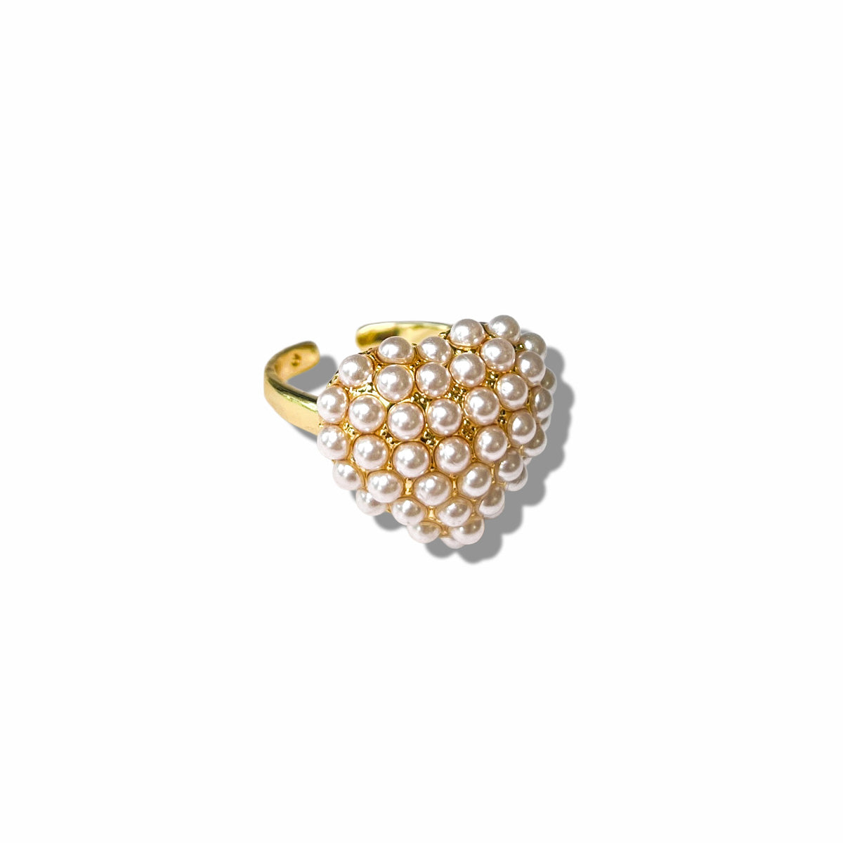 Pearl Heart Ring