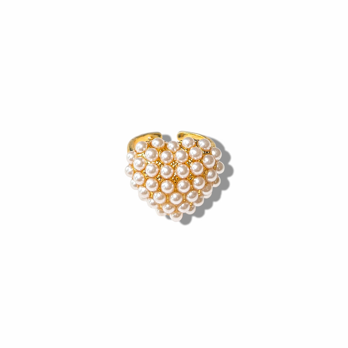Pearl Heart Ring