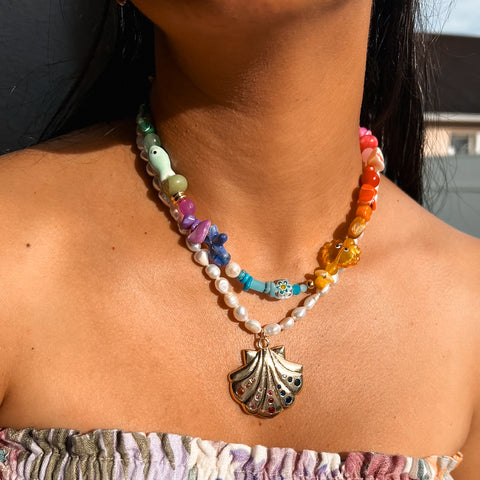 Color Shell Necklace