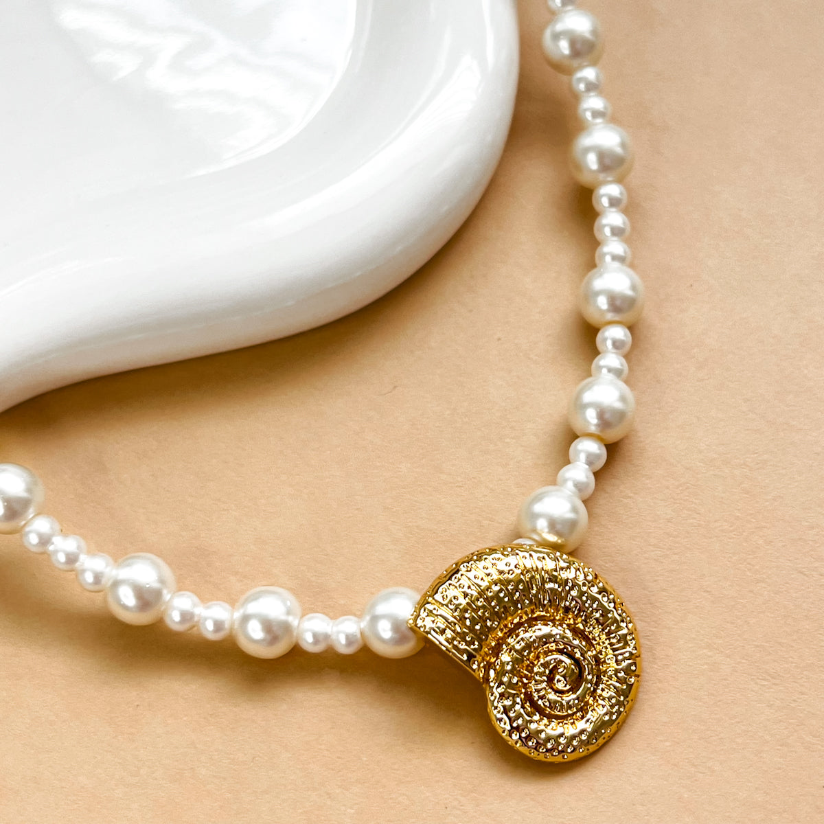 Pearl and Shell Necklace