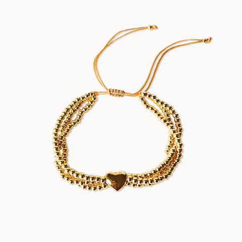 Golden Heart Bracelet