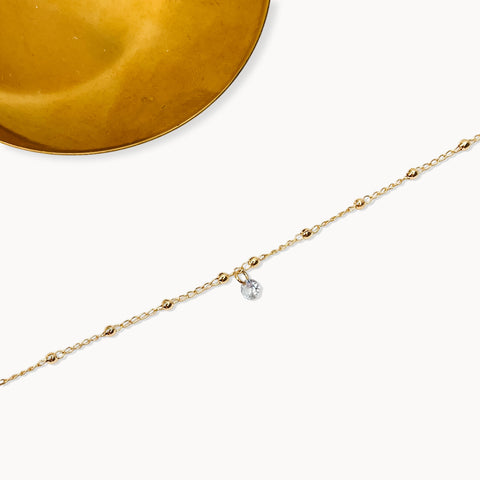 Zircon Anklet