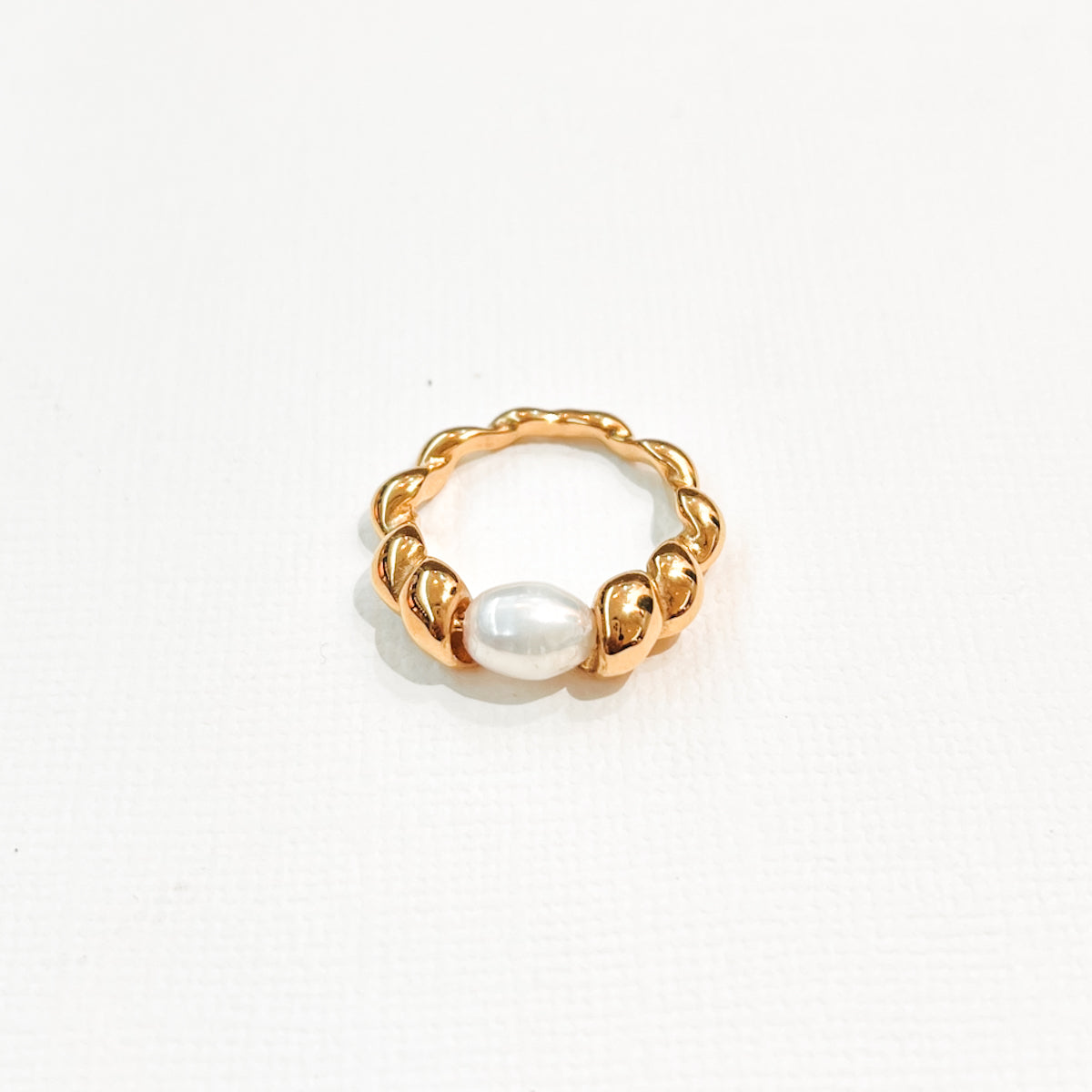 Pearl Twist Ring