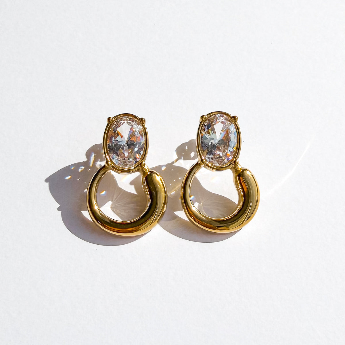 Zircon Glow Earring