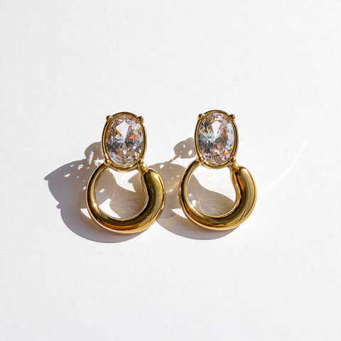 Zircon Glow Earring