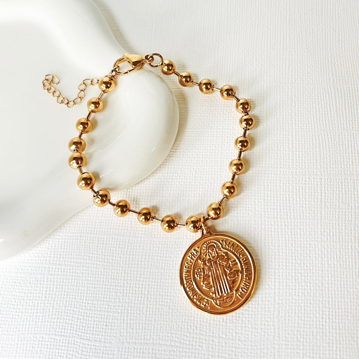 Saint Benedict Medalion Bracelet