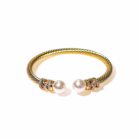 Pearl Twist Bangle