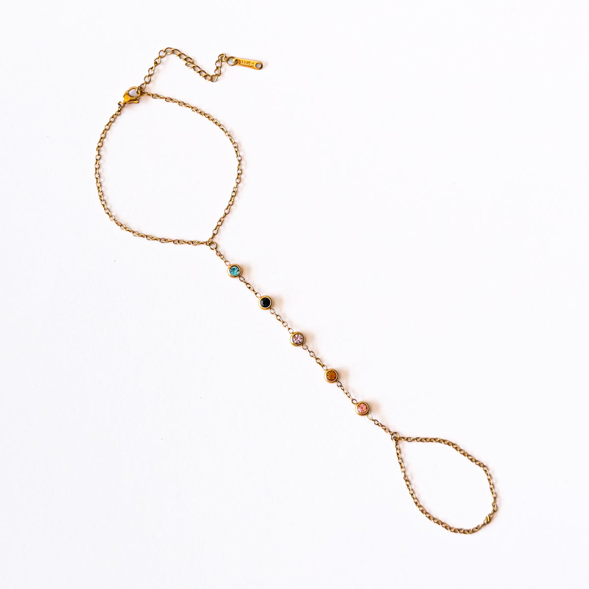 Sparkly Colorful Hand Chain