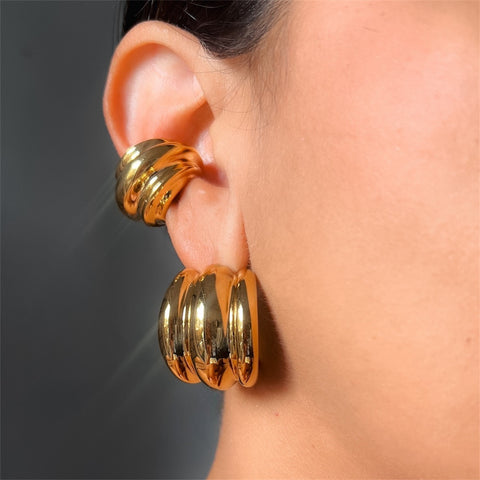 Chunky Tri Wap Ear Cuff