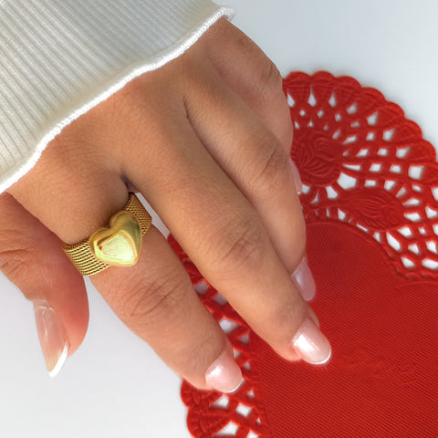 Bold Heart Ring