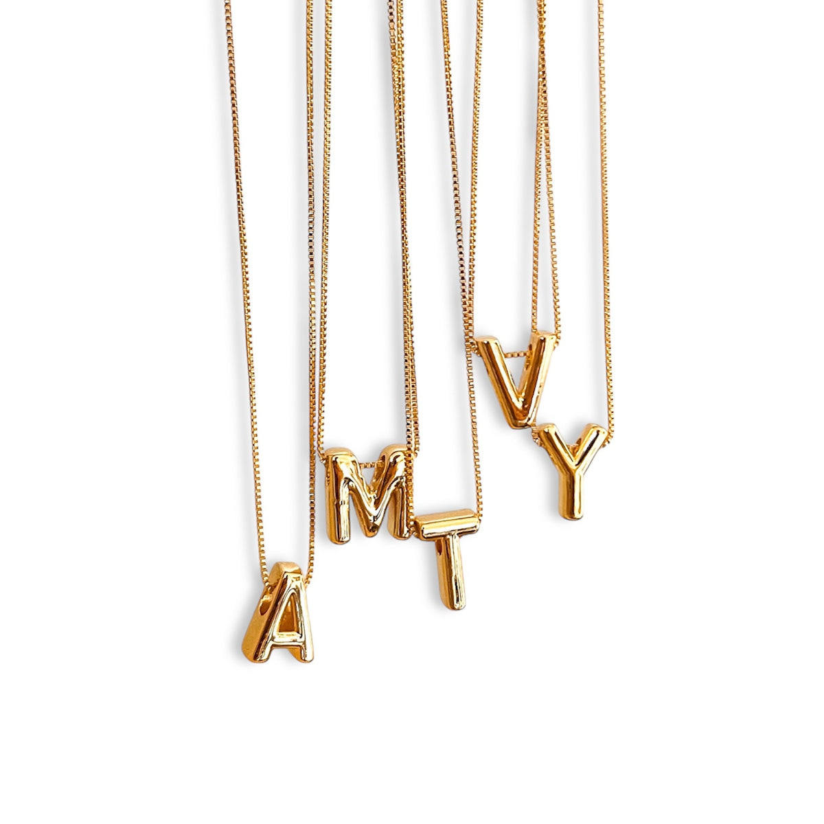 Gold Initial Necklace