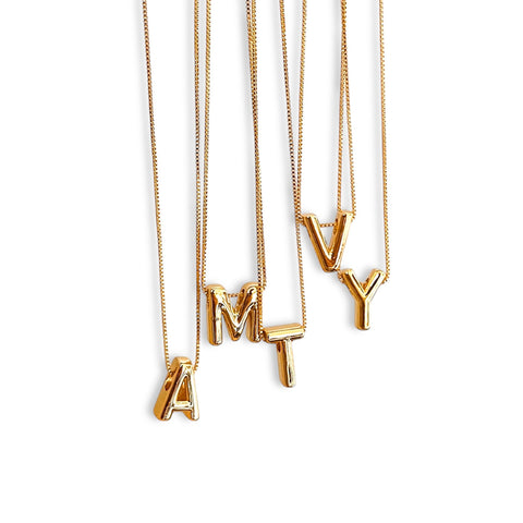 Gold Initial Necklace