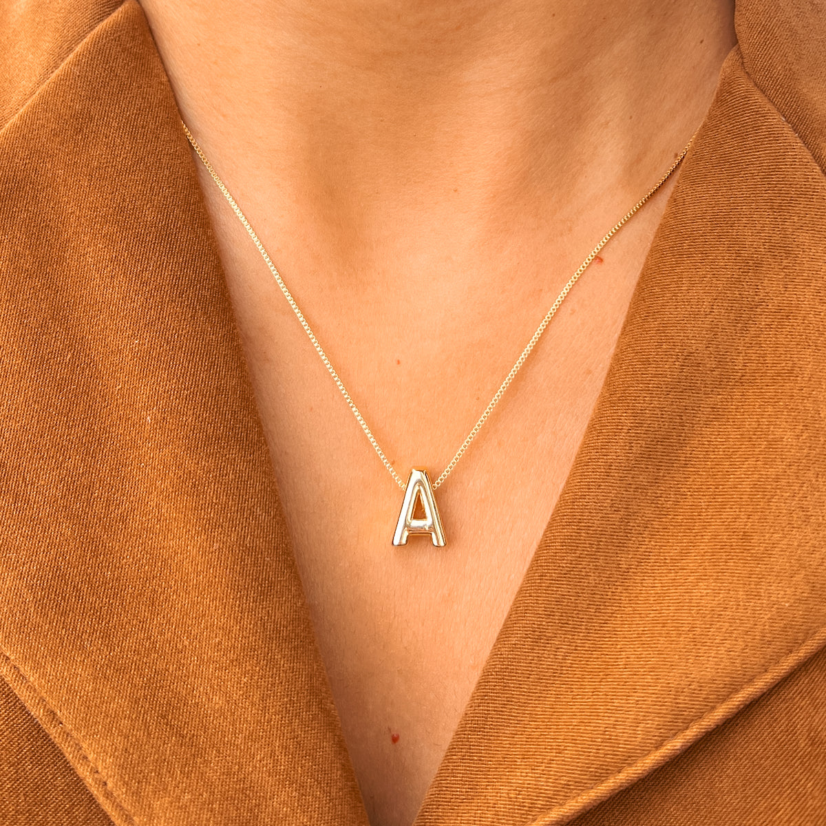 Gold Initial Necklace