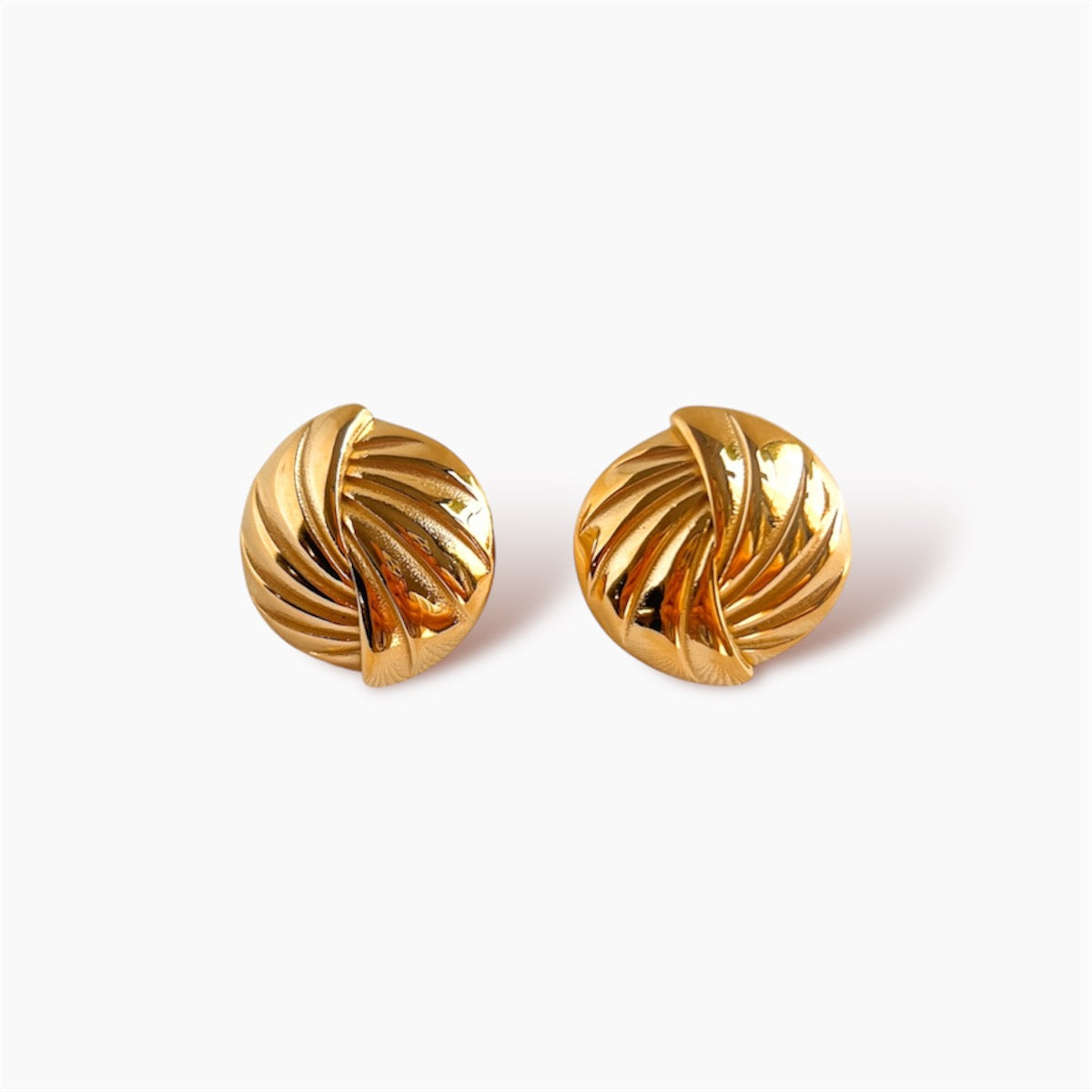 Round Golden Studs