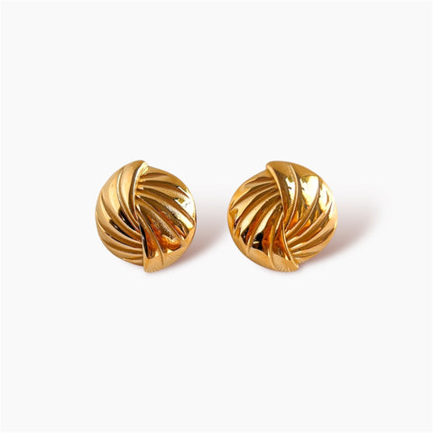 Round Golden Studs