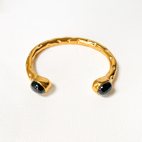 Textured Onyx Bracelet