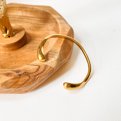 Gold Cuff Bangle