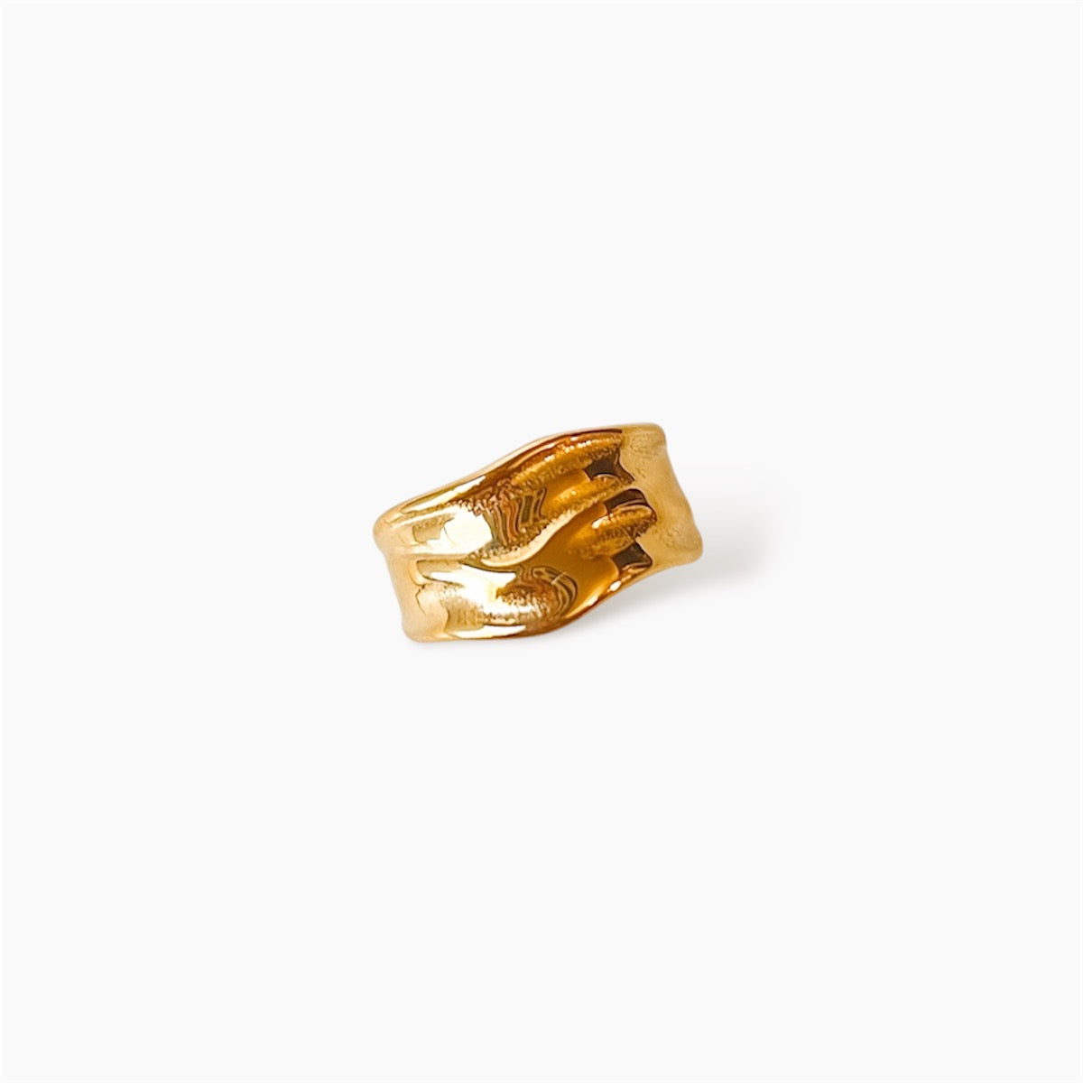 Textured Golden Ring