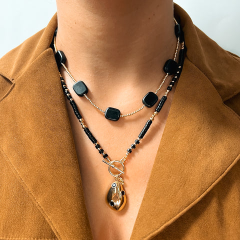 Golden Onyx Necklace