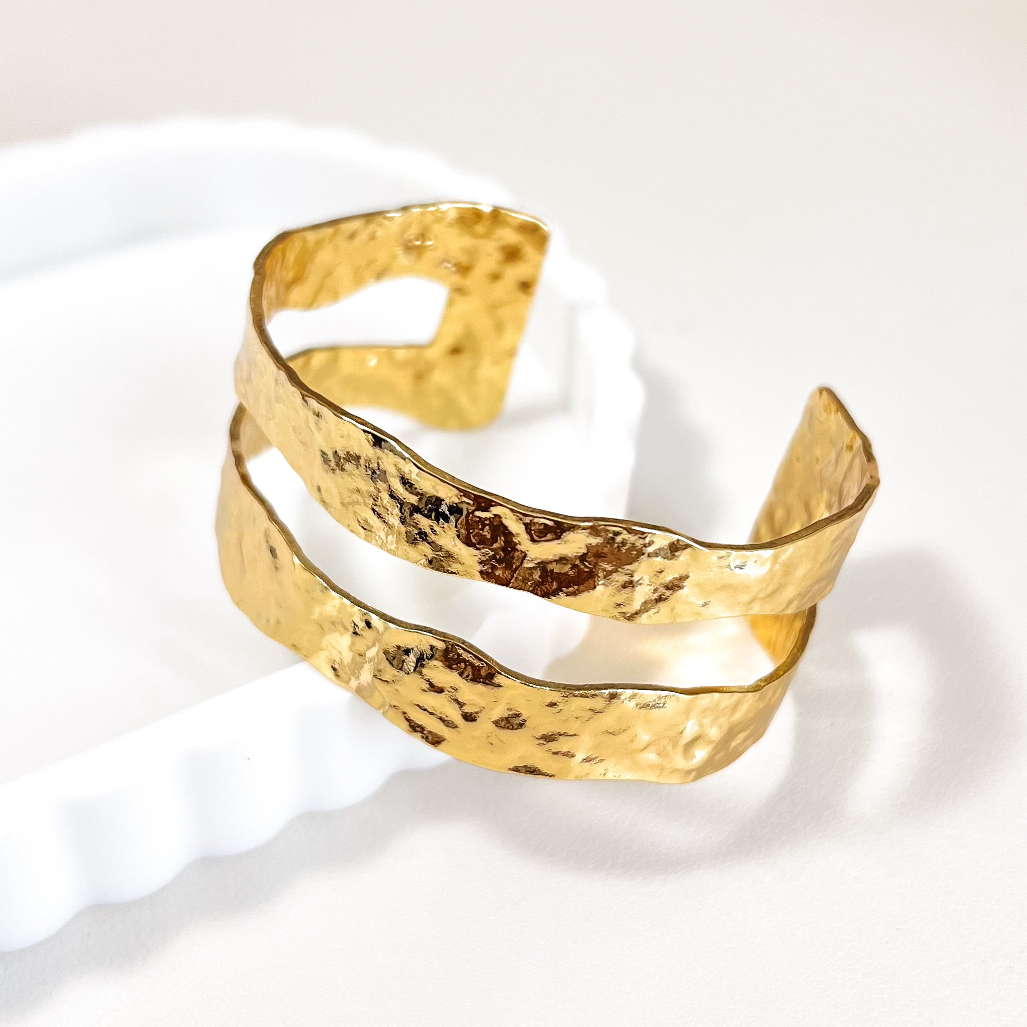 Abstract Cuff Bangle