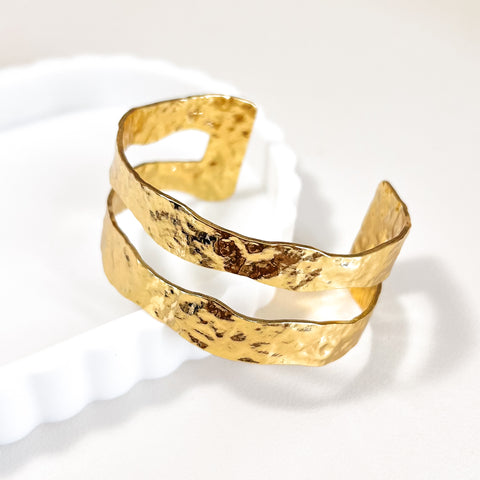 Abstract Cuff Bangle