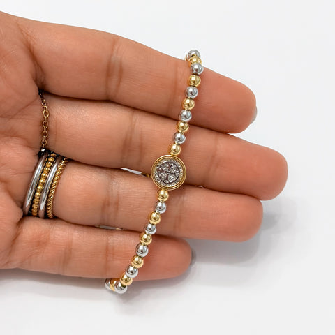 San Benito Two Tone Bracelet