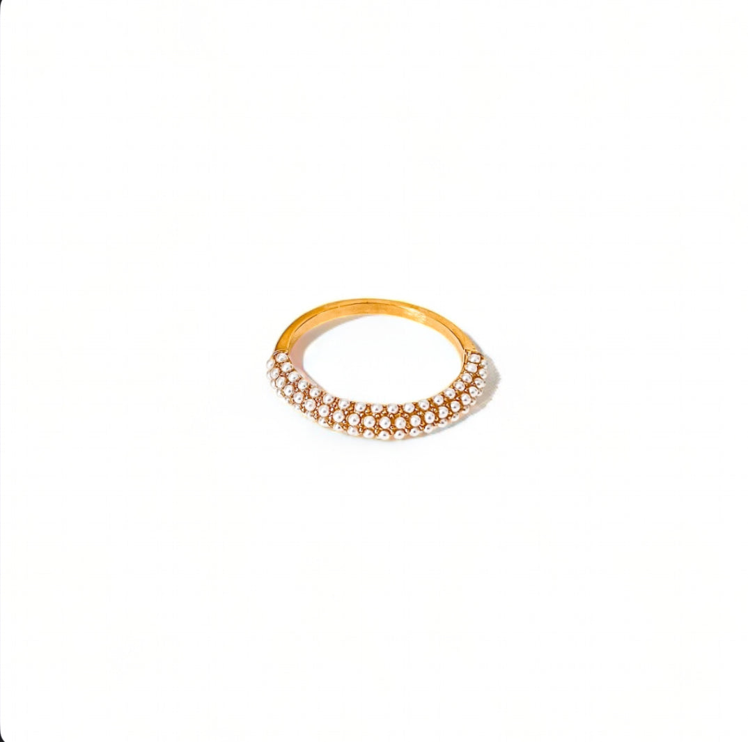 Pearl Band Ring