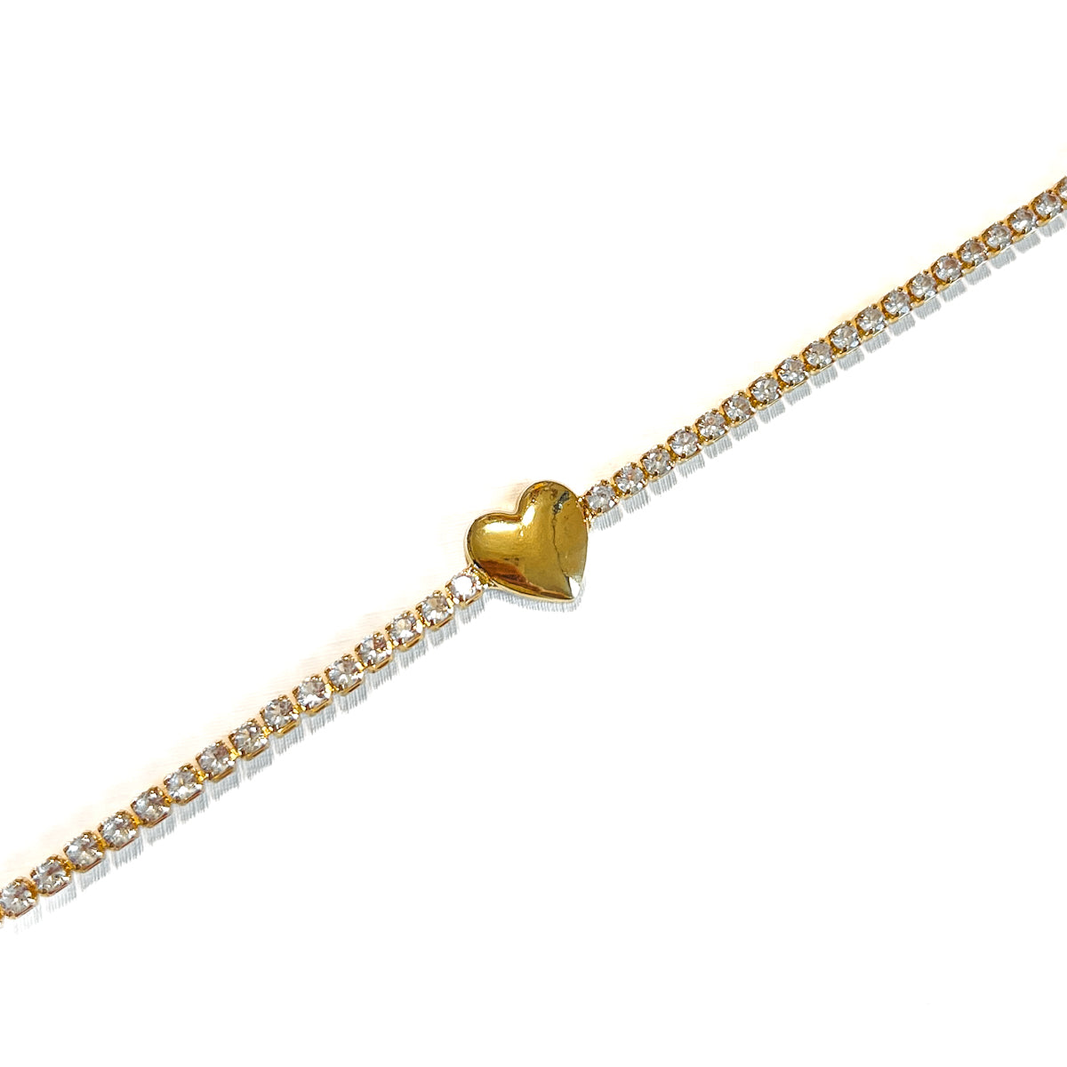 Heart Tennis Bracelet