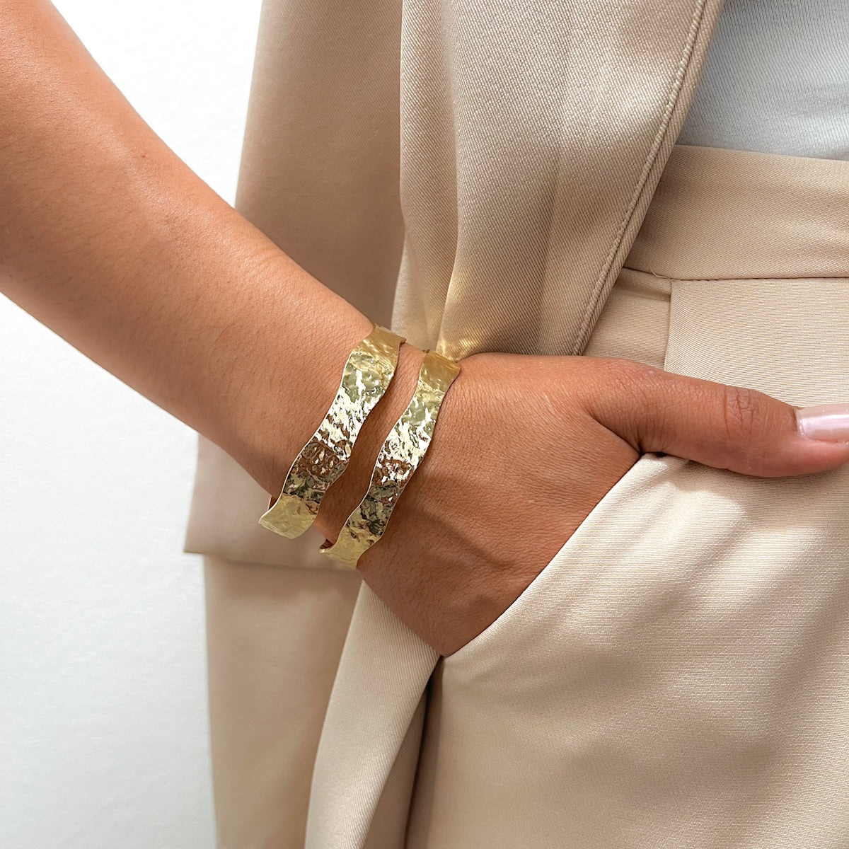 Abstract Cuff Bangle
