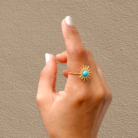 Turquoise Sun Ring