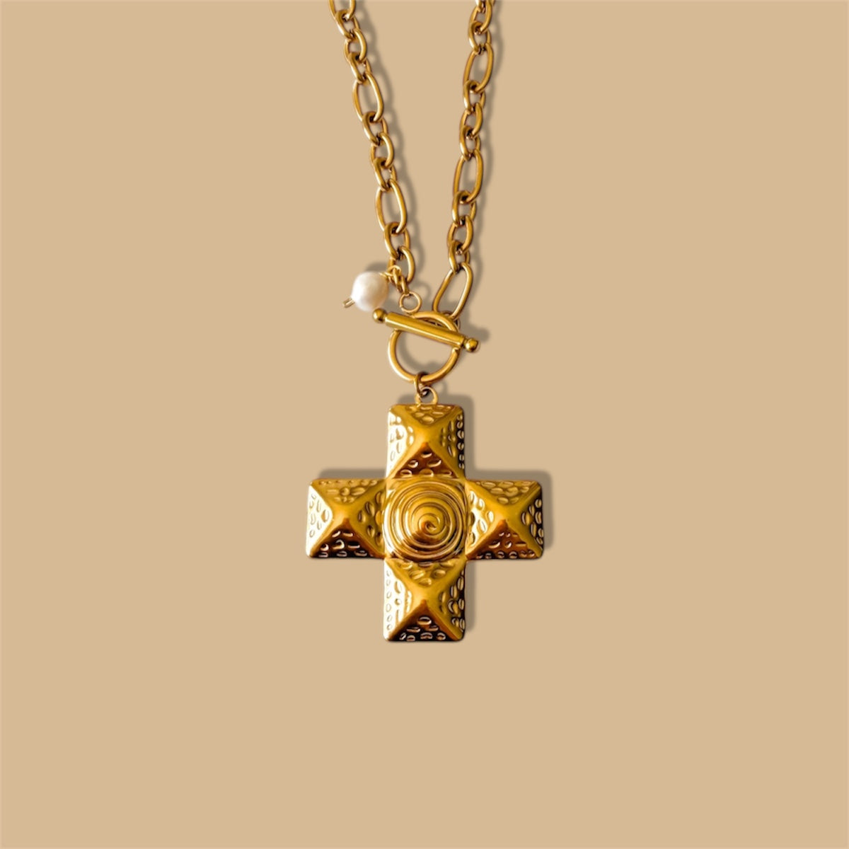 Cross Textured Chain